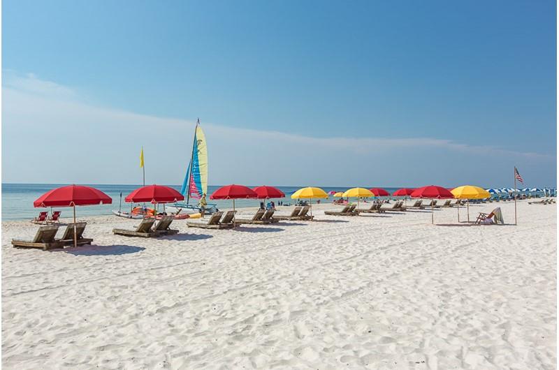 Soak up some sun on the beach at Windward Pointe Condominiums in Orange Beach Alabama