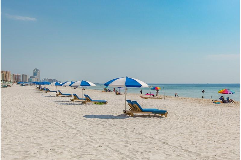 Take a stroll down the coastline from Windward Pointe Condominiums in Orange Beach Alabama