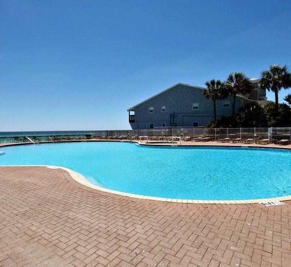 One of 3 sparkling pools at Tidewater Beach Resort in Panama City Beach FL
