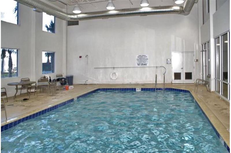 Huge indoor pool at Tidewater Beach Resort in Panama City Beach Florida