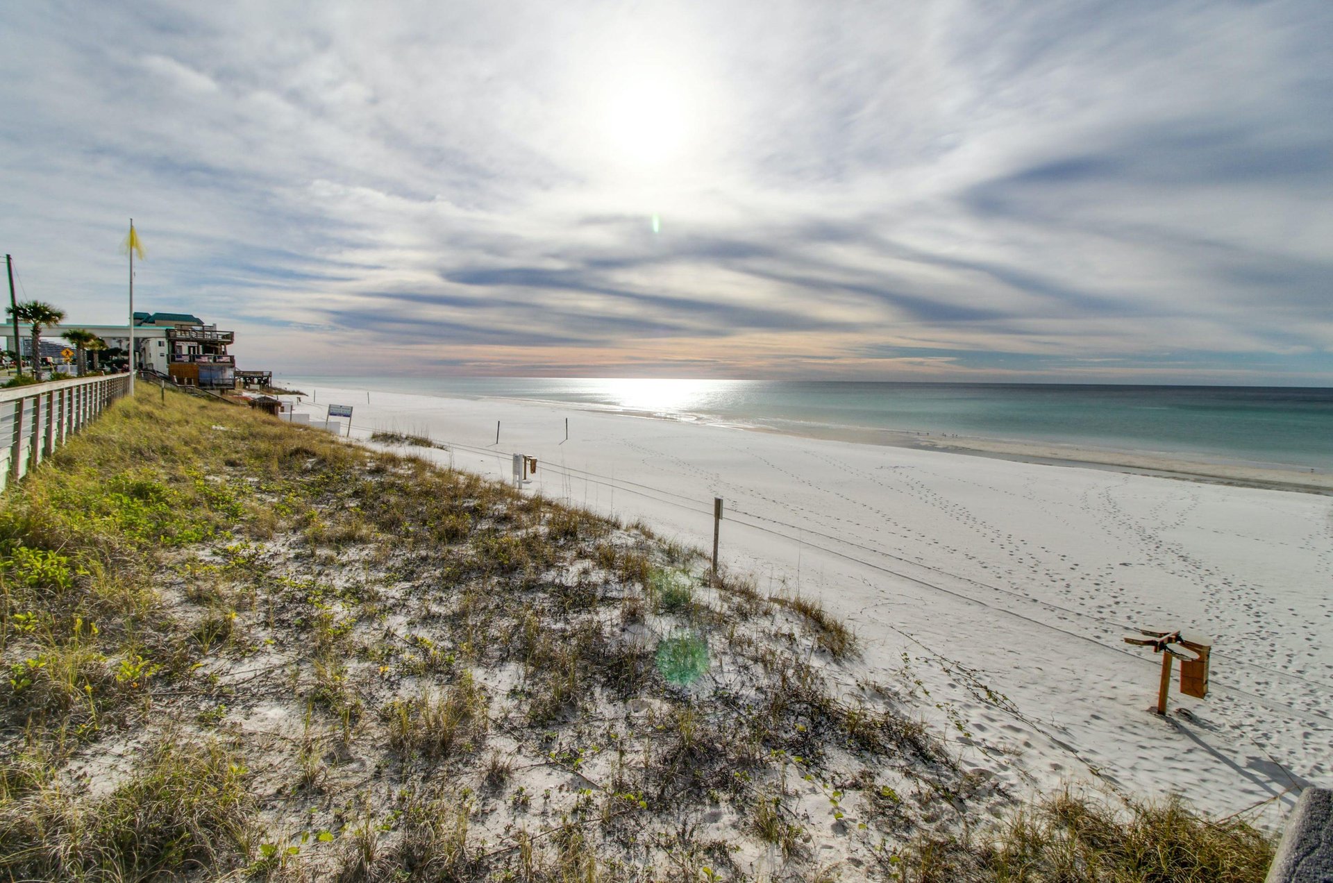 Guests enjoy leaving footprints in the sand.