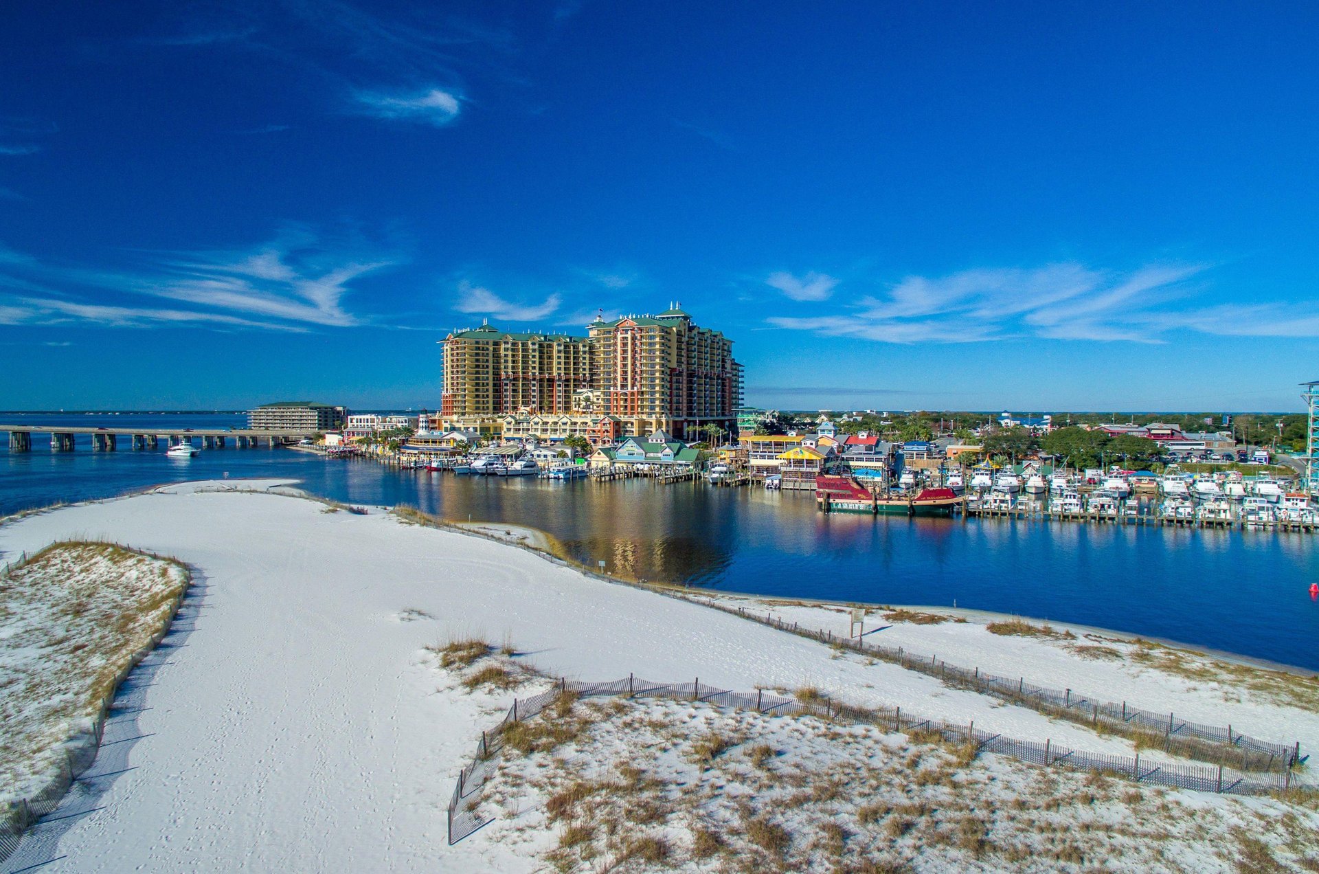 Emerald Grande as seen from Destins Holiday Isle.