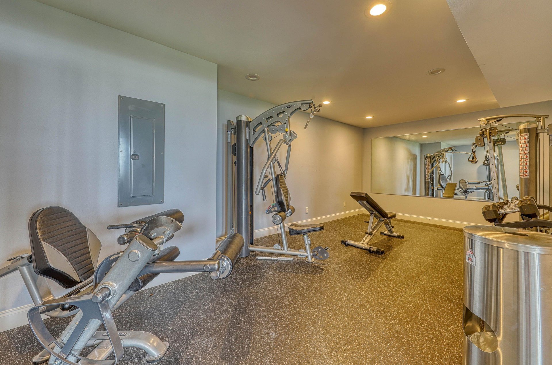 The fitness room