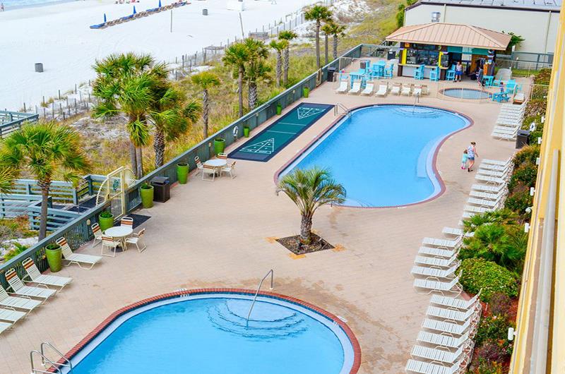 Pick from two pools at Gulf Crest Condominiums in Panama City Beach Florida