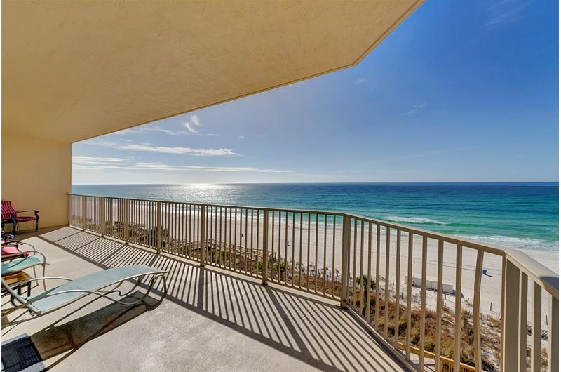 Lovely Gulf view from Gulf Crest in Panama City Beach Florida