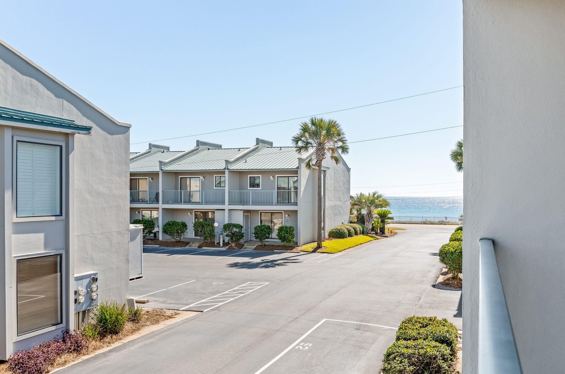 View showing the communitys close proximity to the beach.