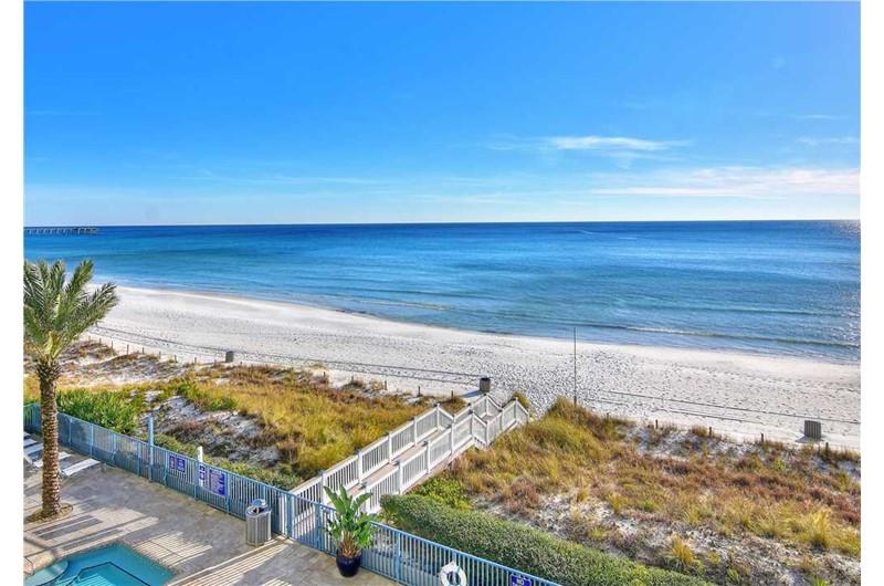 Beach walkover at Sterling Breeze in Panama City Beach Florida