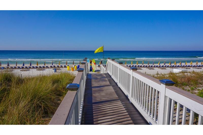 Beach walk over at Sterling Breeze in Panama City Beach Florida