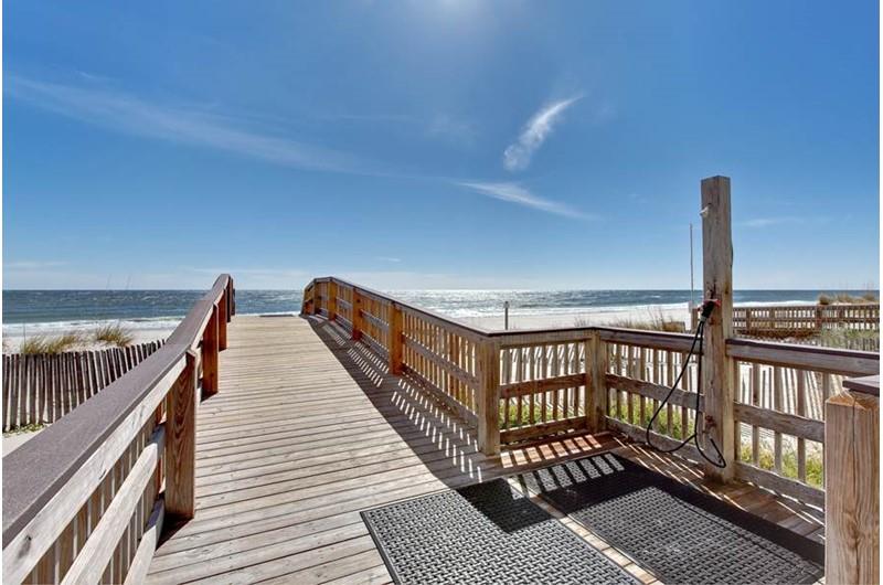 Beach walkover at Crystal Shores Gulf Shores