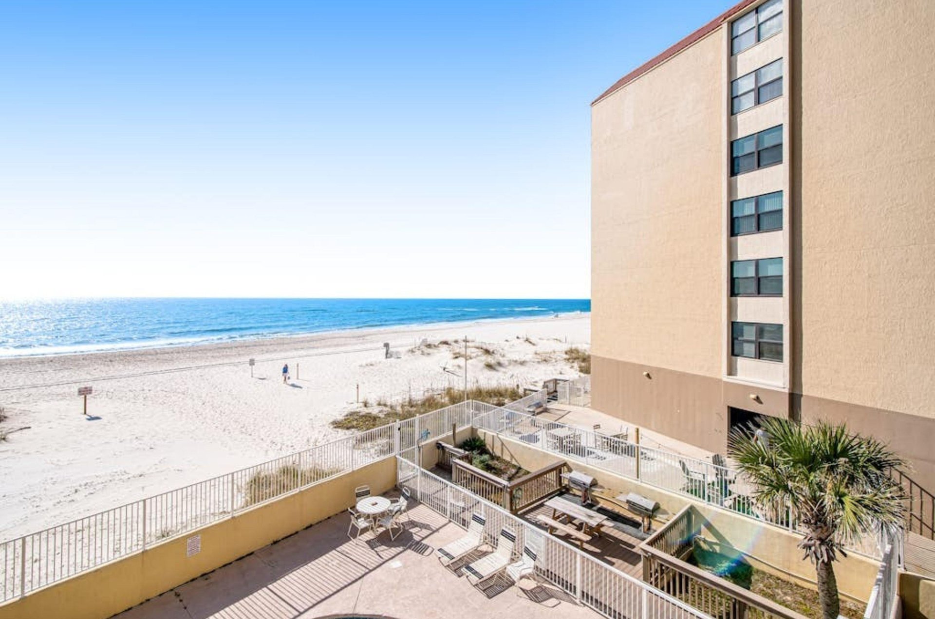 Clearwater Condominiums sits right on the pristine Gulf beaches