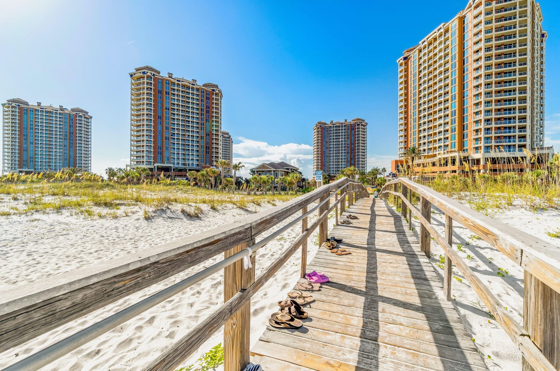 Portofino Island Resort is only steps away from the Gulf