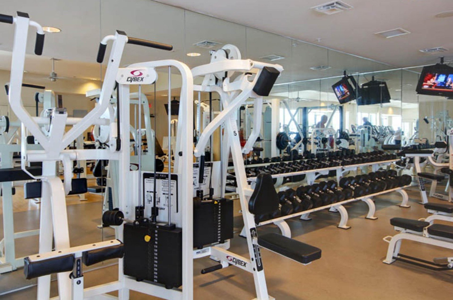 Enjoy access to the gym and lifestyle center