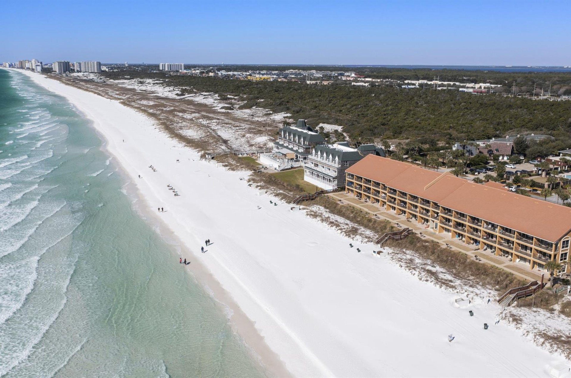 Coral Reef nestled alongside a beautfil Destin beach.