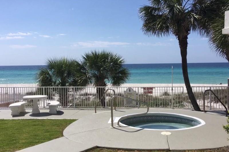 pineapple villas on Laguna beach hot tub