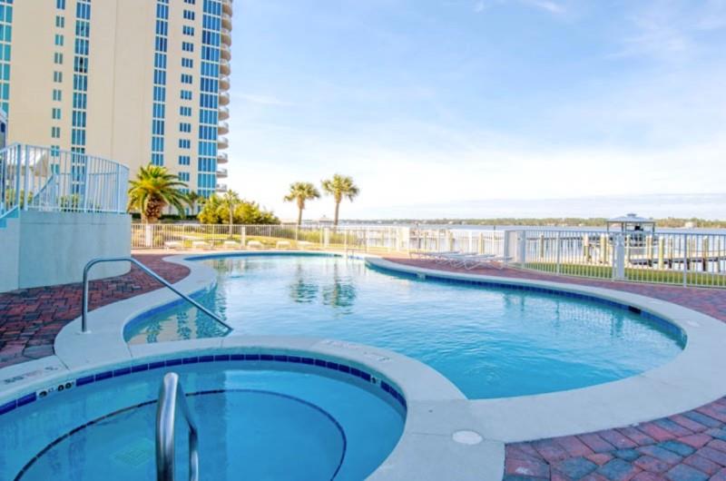 Bel Sole Condominiums in Gulf Shores Alabama Outdoor Pool