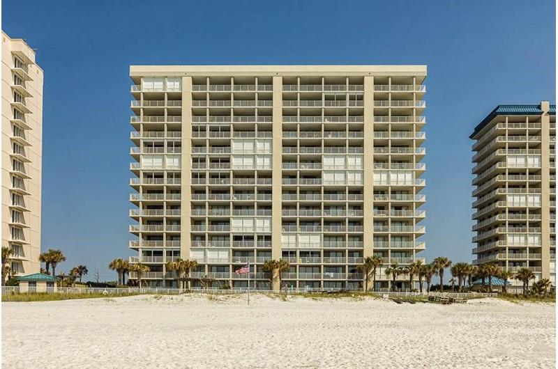 White Caps in Orange Beach Alabama is located  directly on the beach