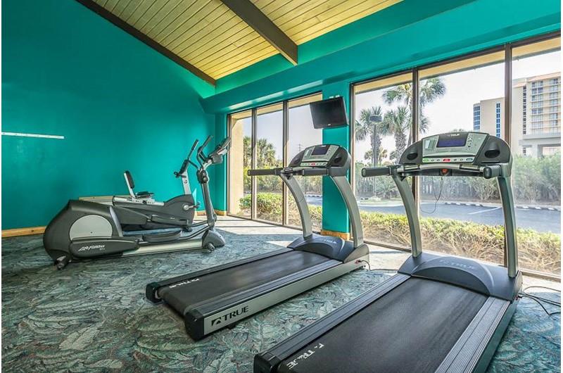 Work out in the gym at White Caps in Orange Beach Alabama