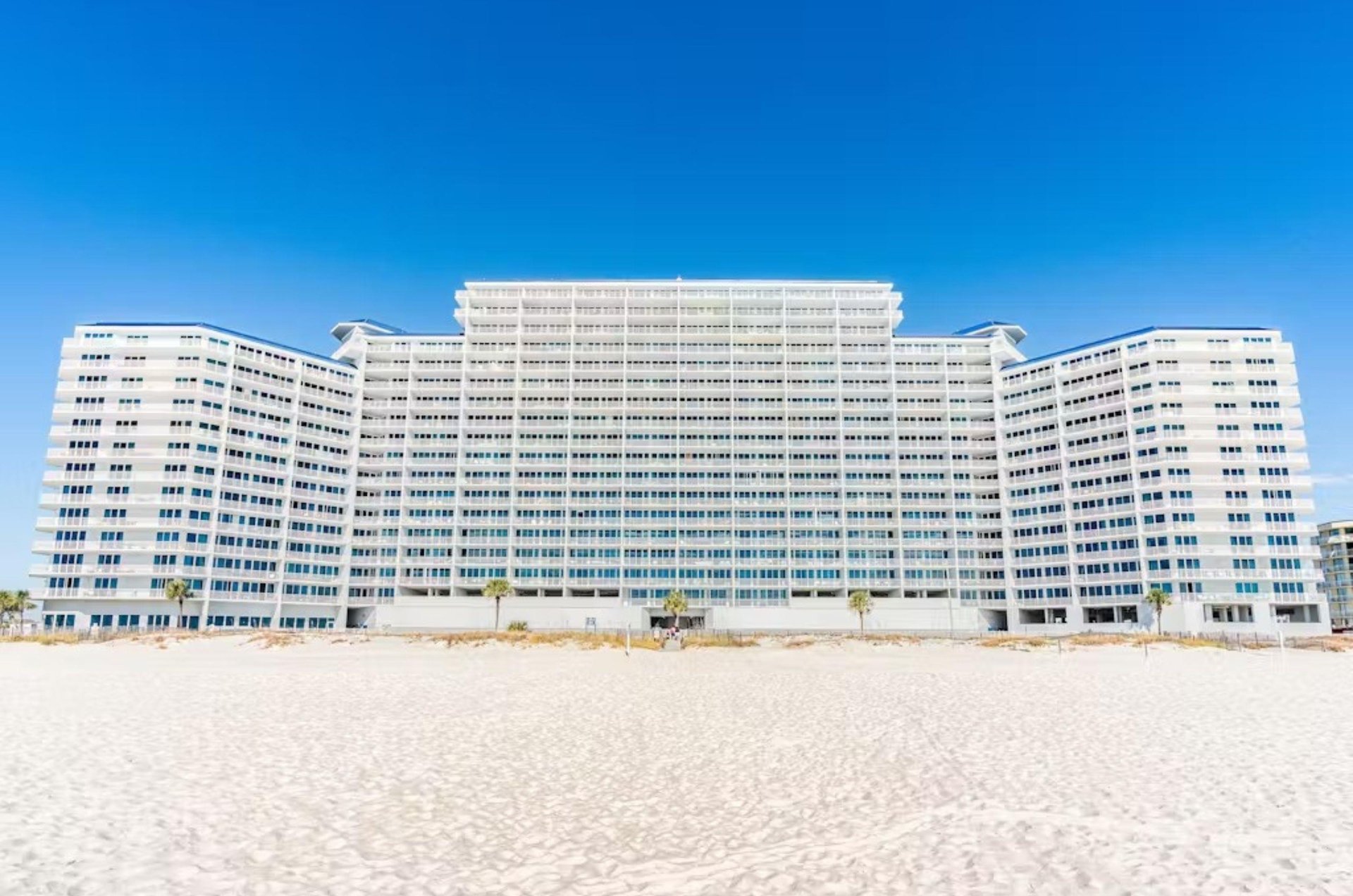 Lighthouse Condominiums is a beachfront property