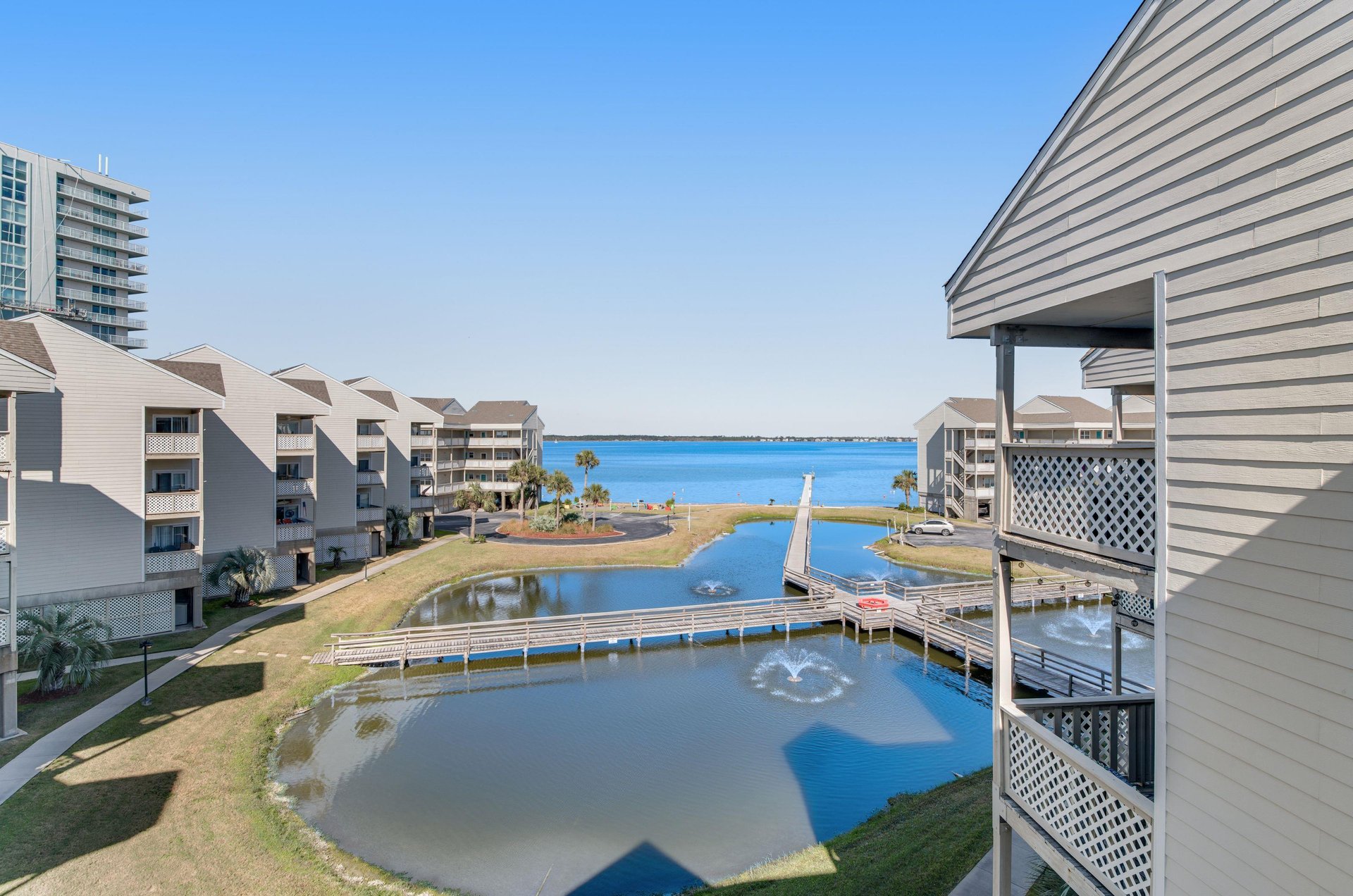 Every unit offers stunning views of the Santa Rosa Sound