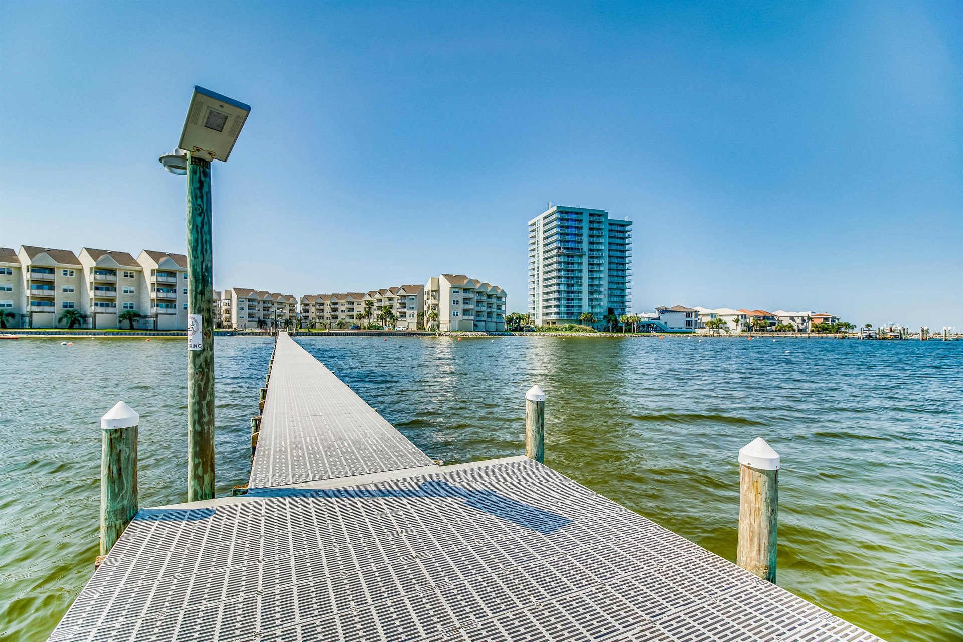 Baywatch Condos provide easy access to the Gulf and the Santa Rosa Sound