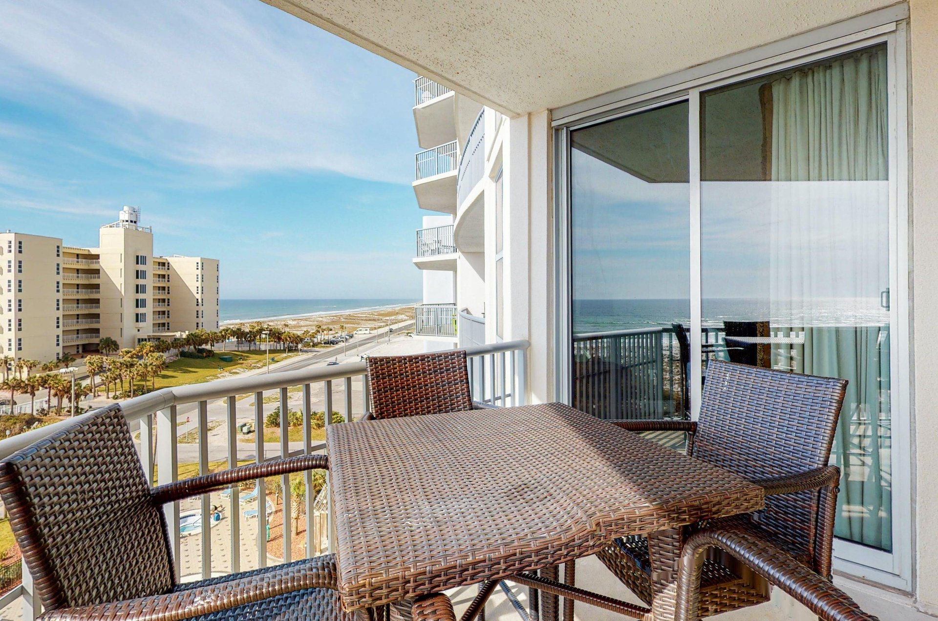 Enjoy a private balcony and stunning Gulf views