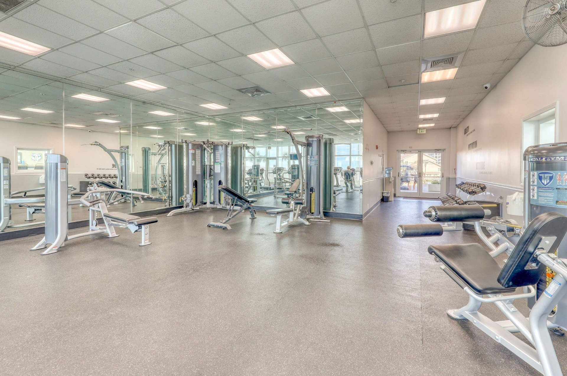 The community fitness center