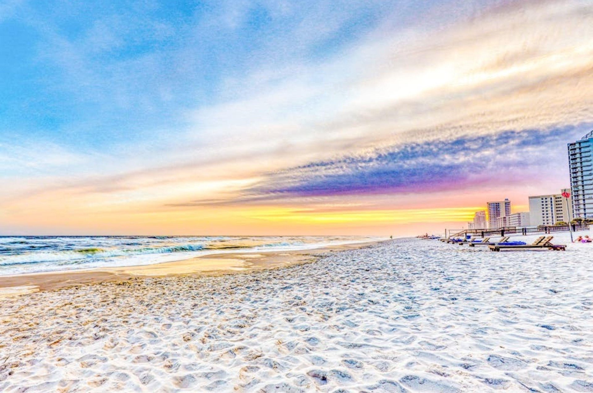 The beautiful stretch of coastline in Perdido Key Florida