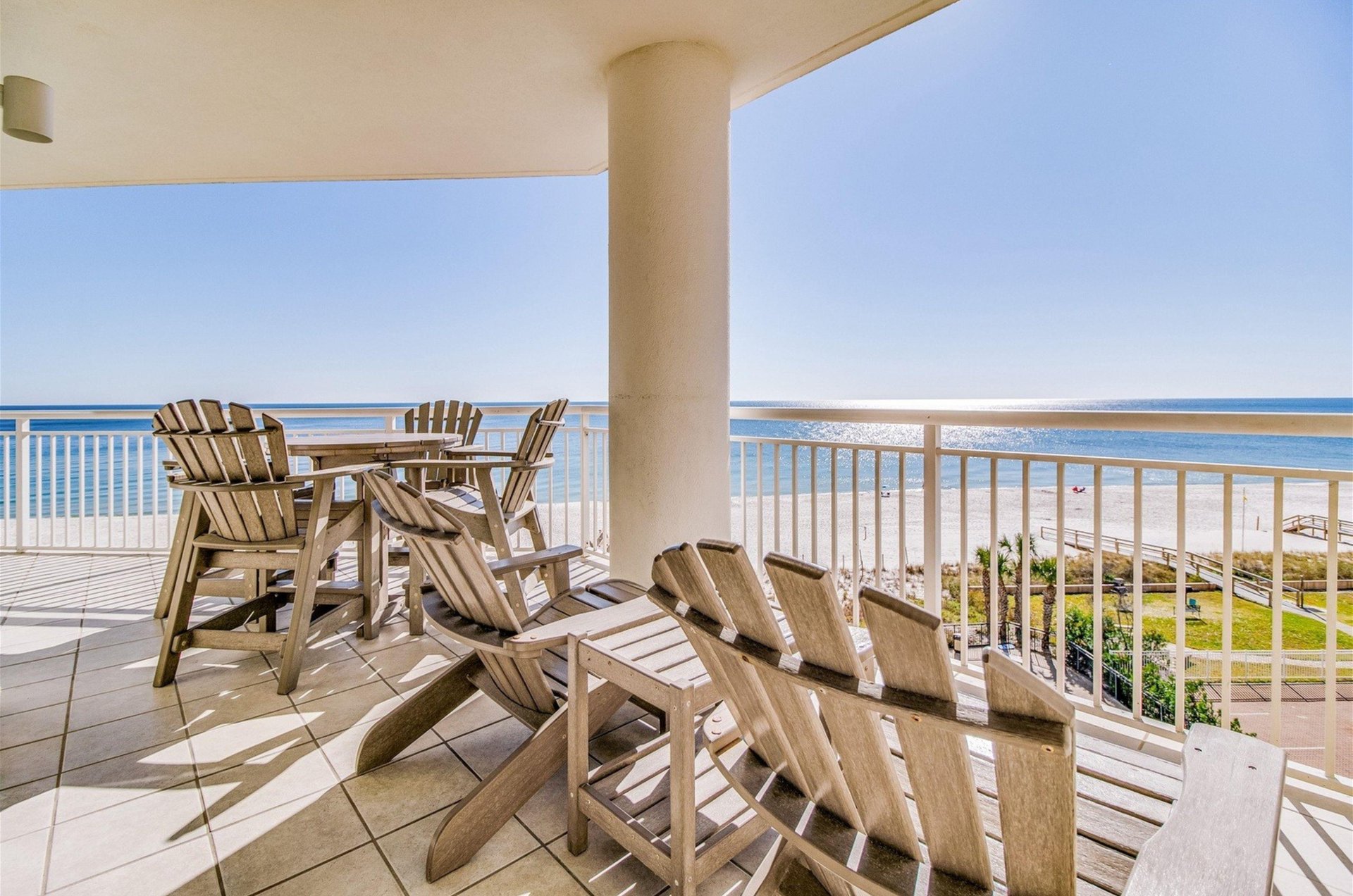 Relax on a private balcony and take in amazing coastal views