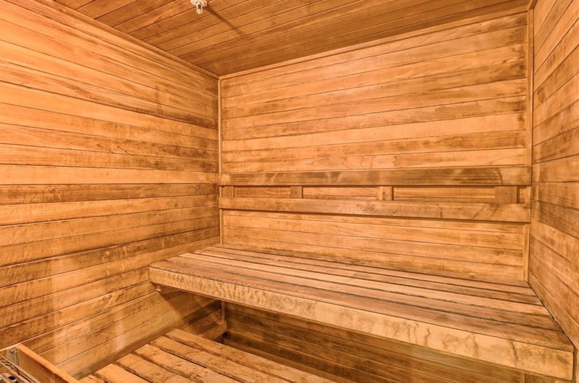 The sauna at Beach Club in Gulf Shores Alabama