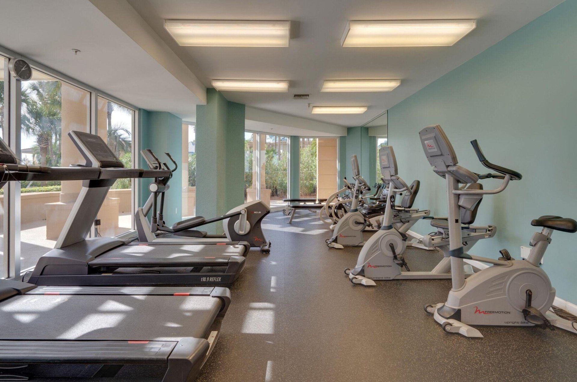 The gym at Westwinds at Sandestin