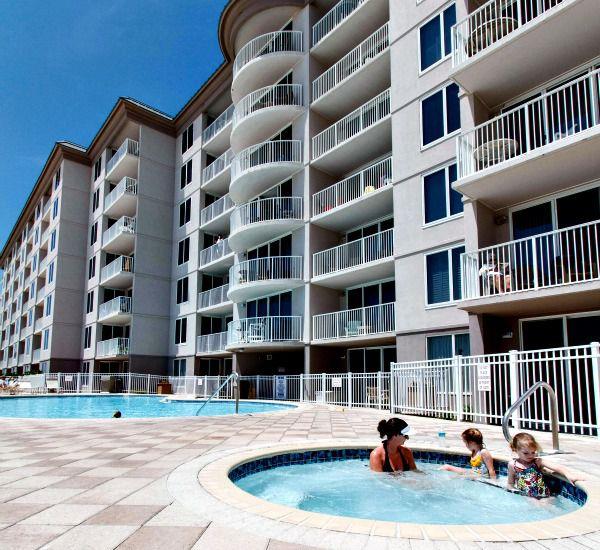 Sunbathers soak in the hot tub at Island Princess Fort Walton.