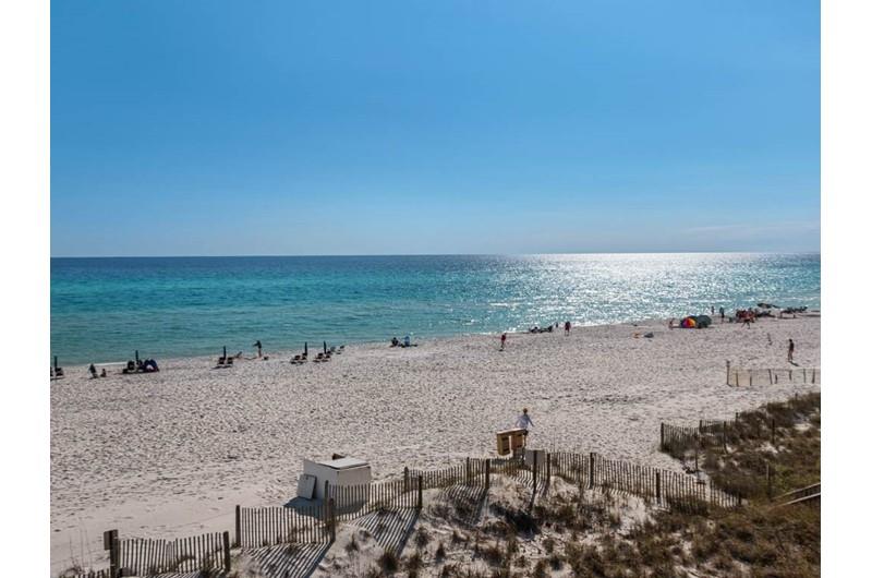 Gorgeous sand and Gulf in front of Eastern Shores Condominiums in Highway 30A Florida