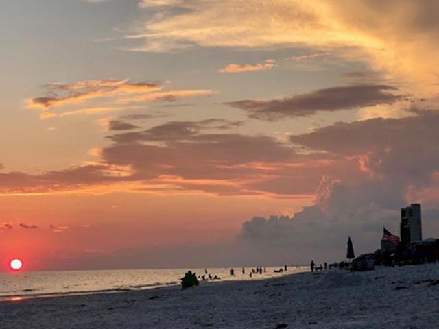 Amazing sunsets await you at Eastern Shores Condominiums in Highway 30A Florida