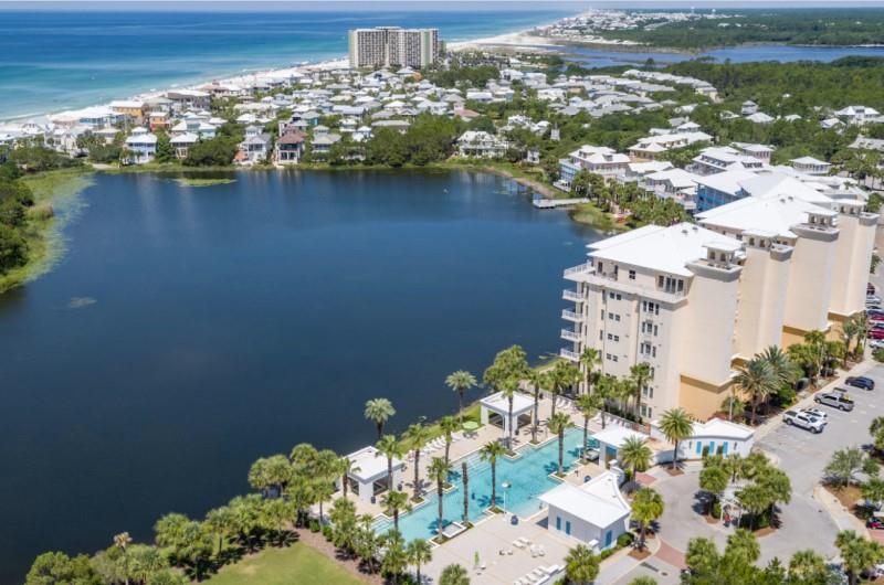 Carillon Beach Resort Inn Panama City Beach Aerial View