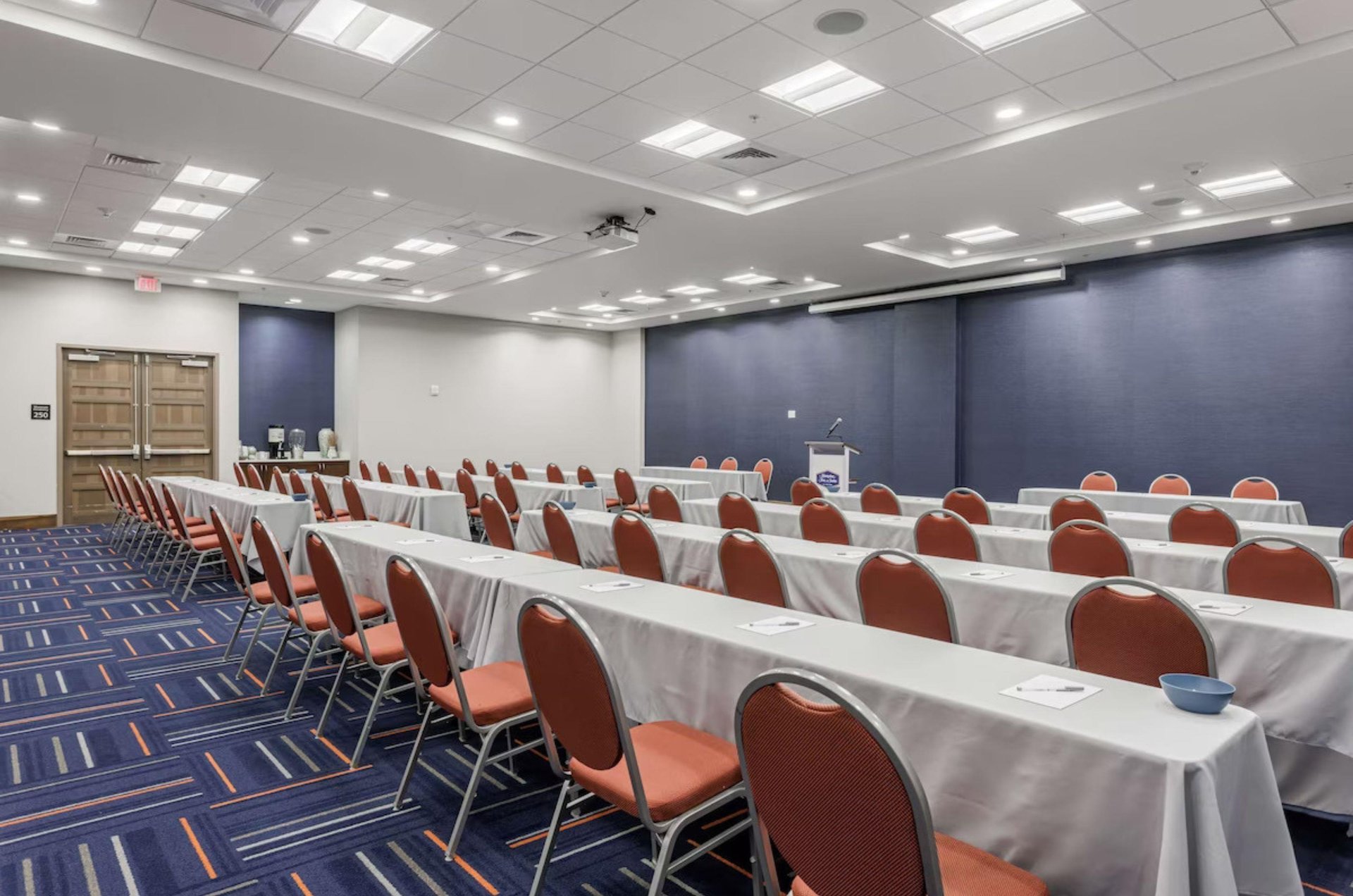 Amenities include spacious meeting facilities