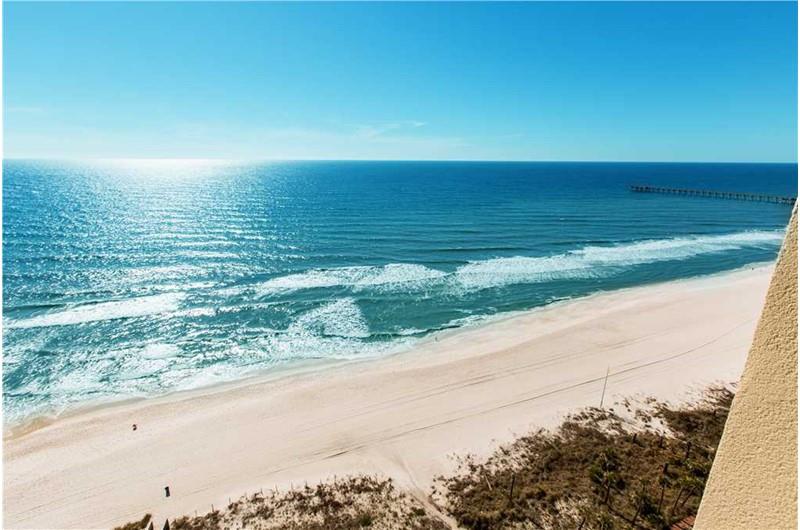Look out over the Gulf from Grand Panama in Panama City Beach Florida