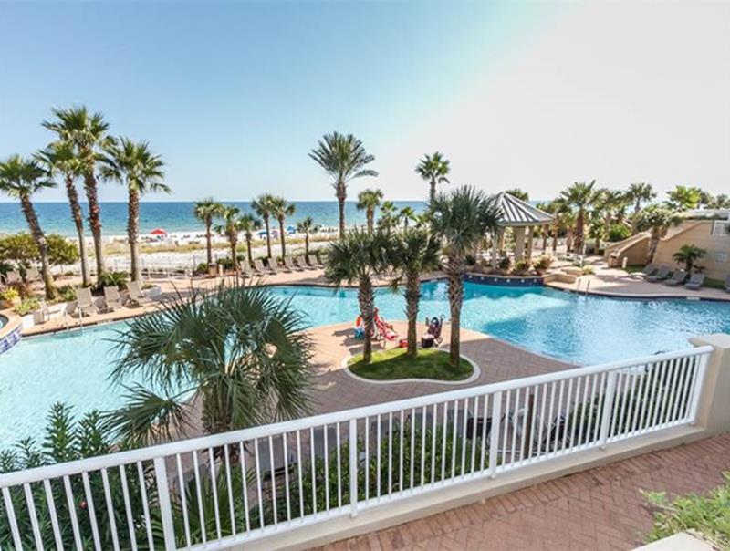 Gorgeous pool right on the beach at  Indigo Condo in Perdido Key Florida