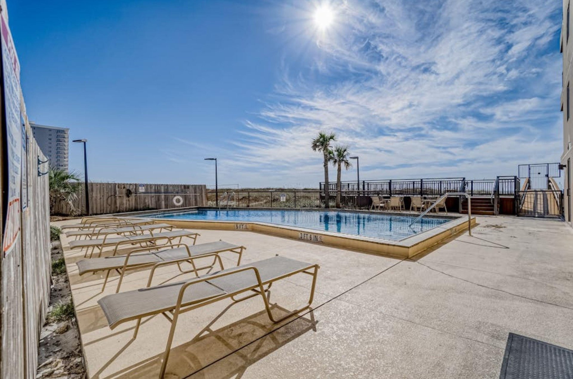 Ocean Breeze West boasts a sparkling outdoor pool