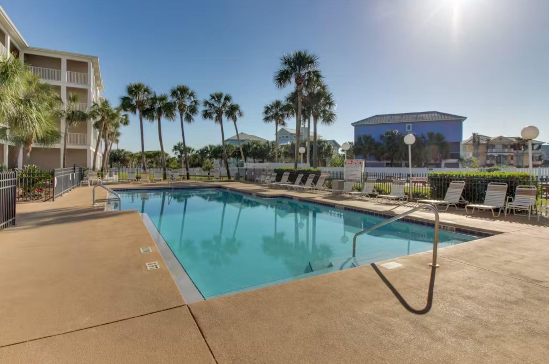 Sunbathe next to the spacious outdoor pool