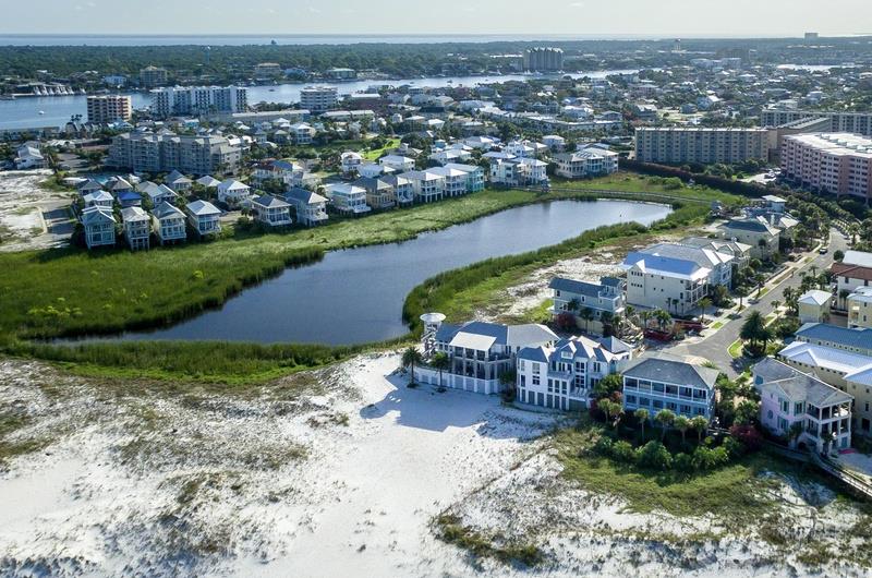 One of two lakes in Destin Pointe.