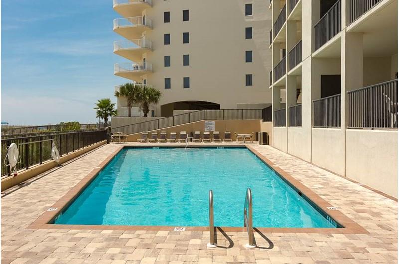 The Palms Orange Beach has a large Gulffront pool.