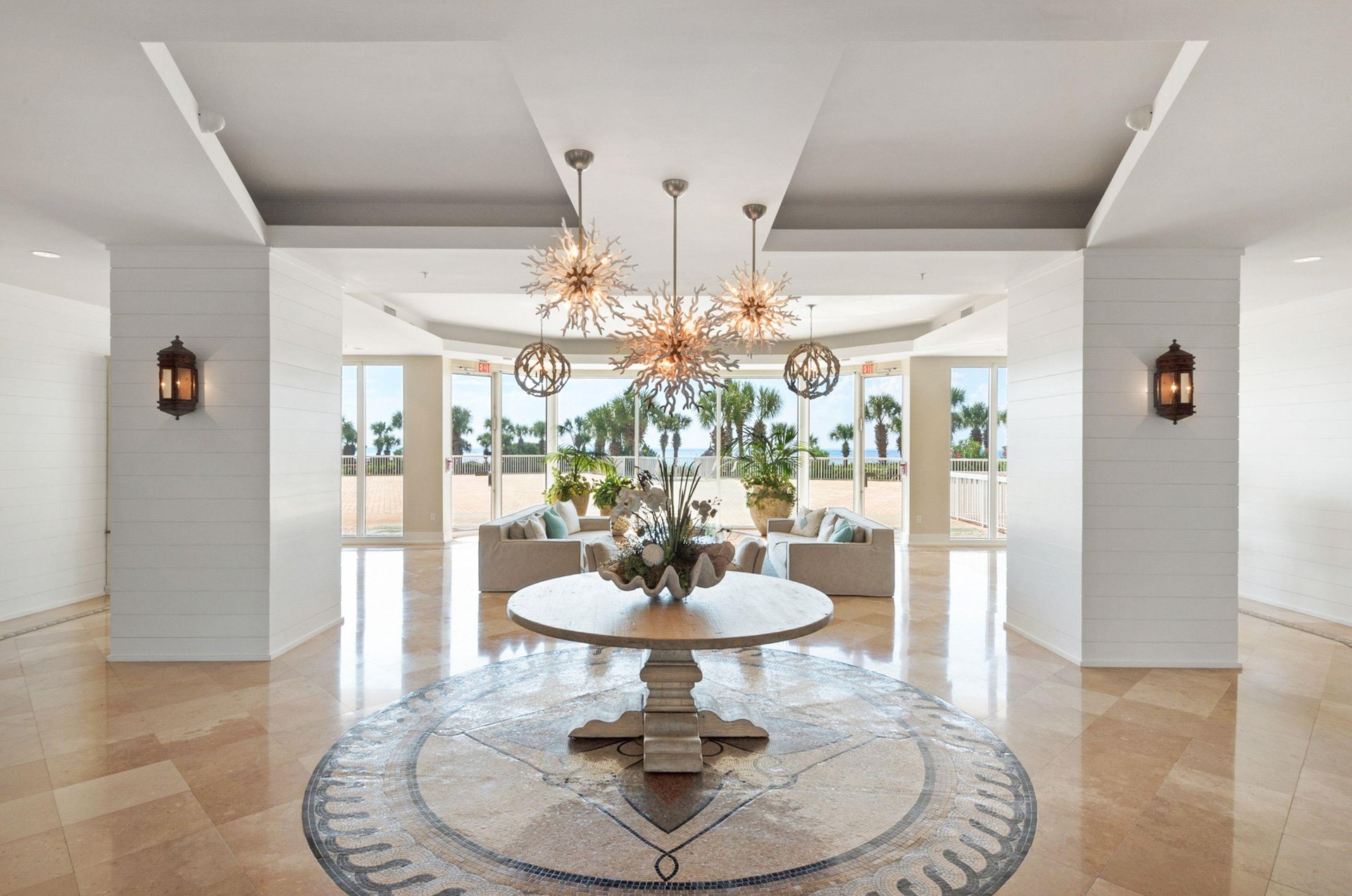 An opulent sitting area