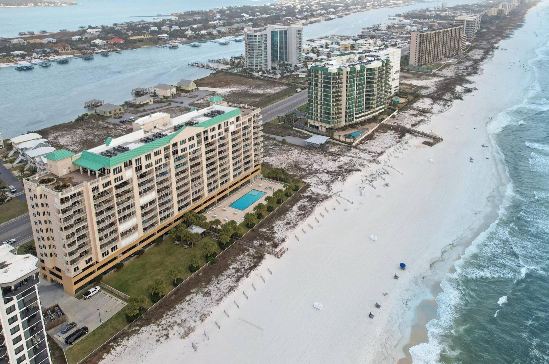 Stay right on the beach at Regency Isle Condominiums