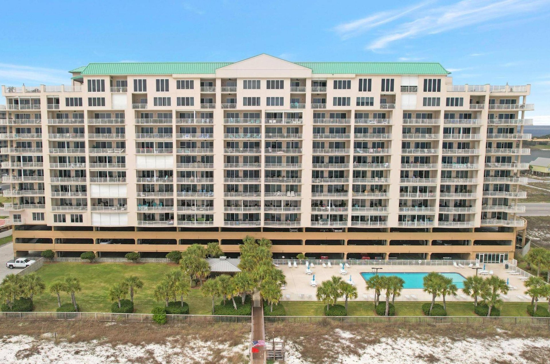 Regency Isle is a beachfront property in Orange Beach, Alabama