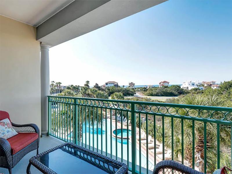 Spend the late afternoon on your balcony at Inn at Seacrest Beach Highway 30A Florida