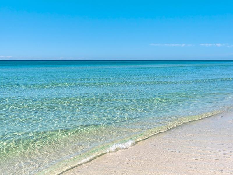 Take a dip in the crystal clear waters of the Gulf at  San Remo Santa Rosa Beach Florida