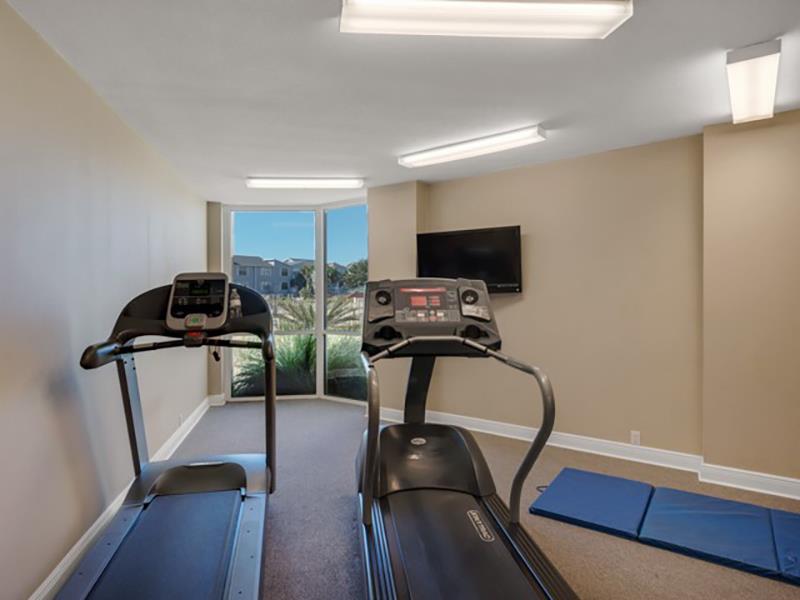 Workout in the gym at San Remo Santa Rosa Beach Florida