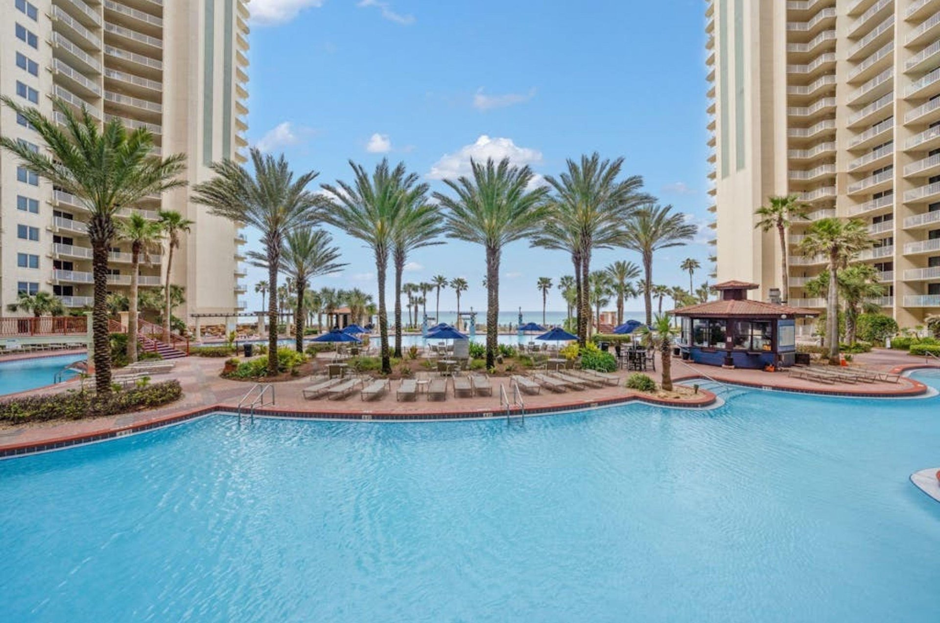 Soak up some sun on the beachside pool deck