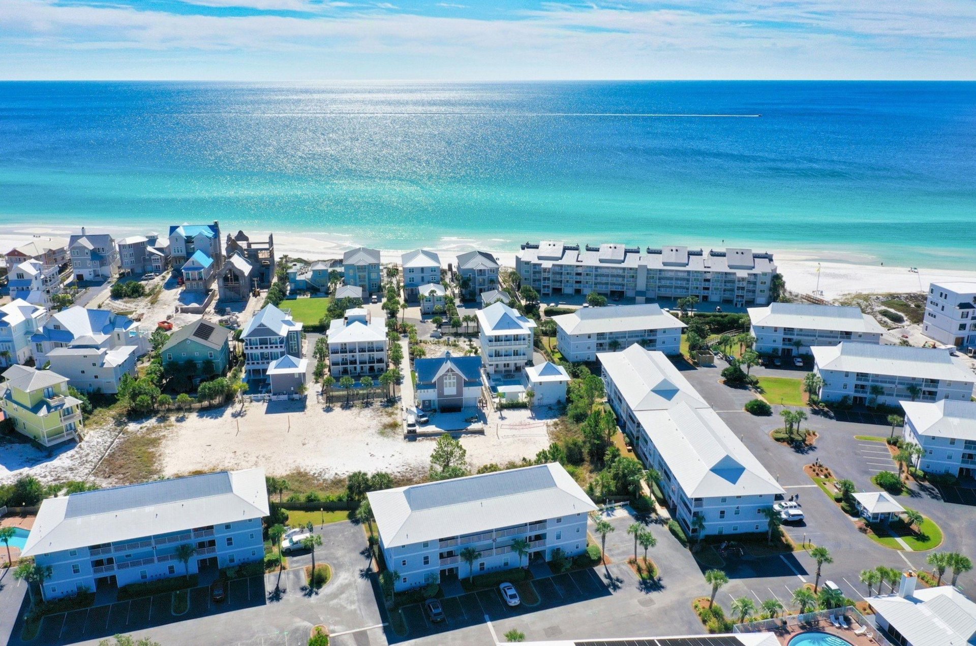Beachside Villas is a beachfront property in Seagrove Beach, Florida