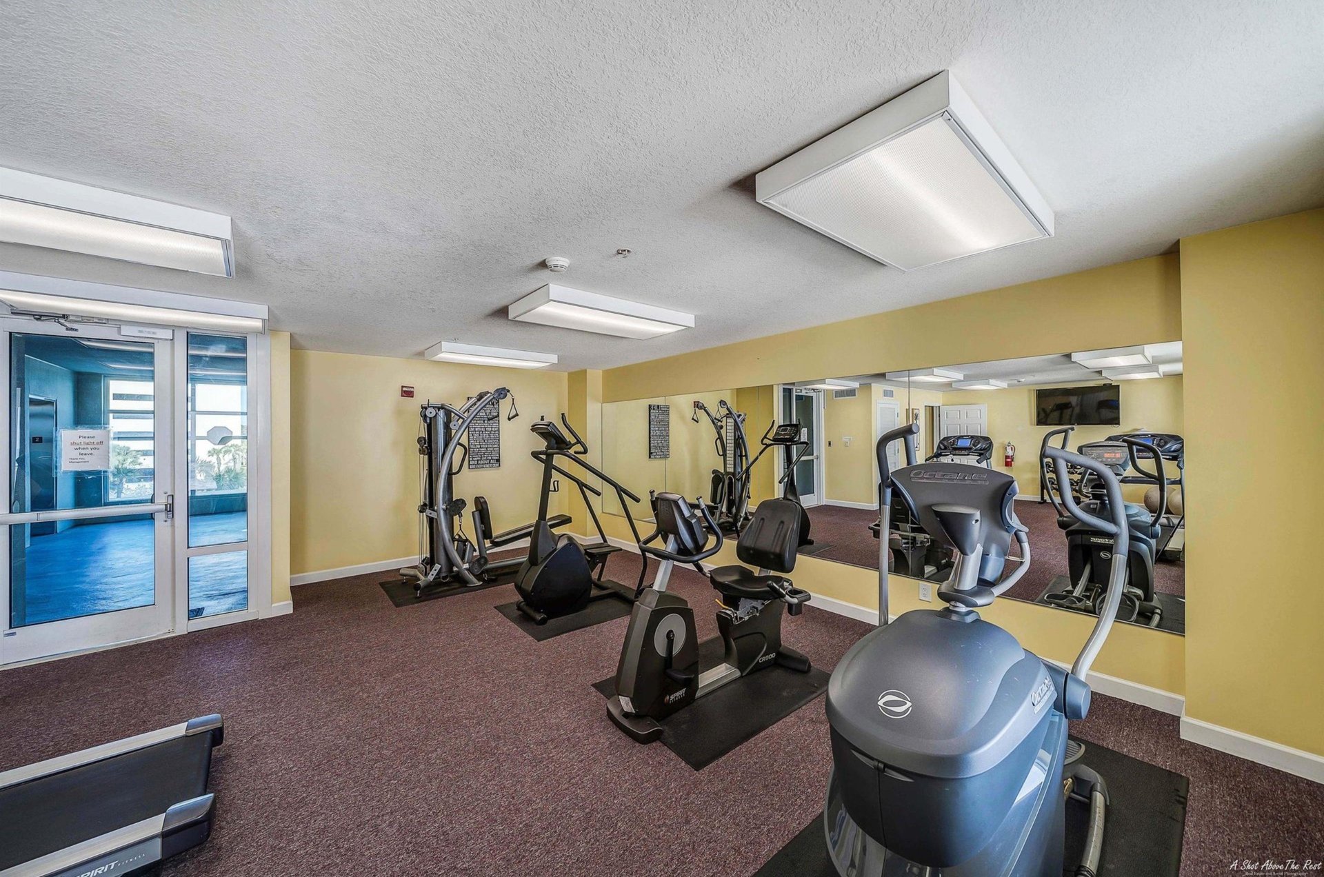 The gym at Marisol Condos